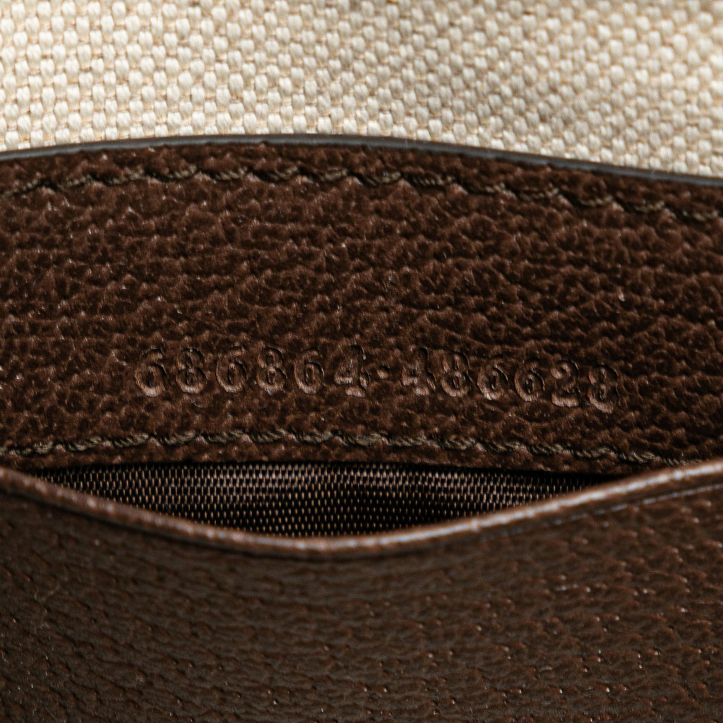 Gucci Mini Jumbo GG Canvas 1947 Bamboo Top Handle Bag