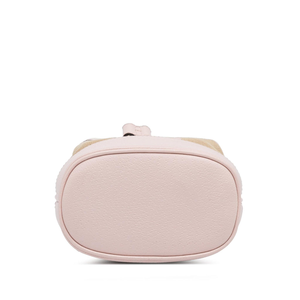 Gucci Mini Jumbo GG Canvas Ophidia Bucket Bag (SHG-7iNxcN)