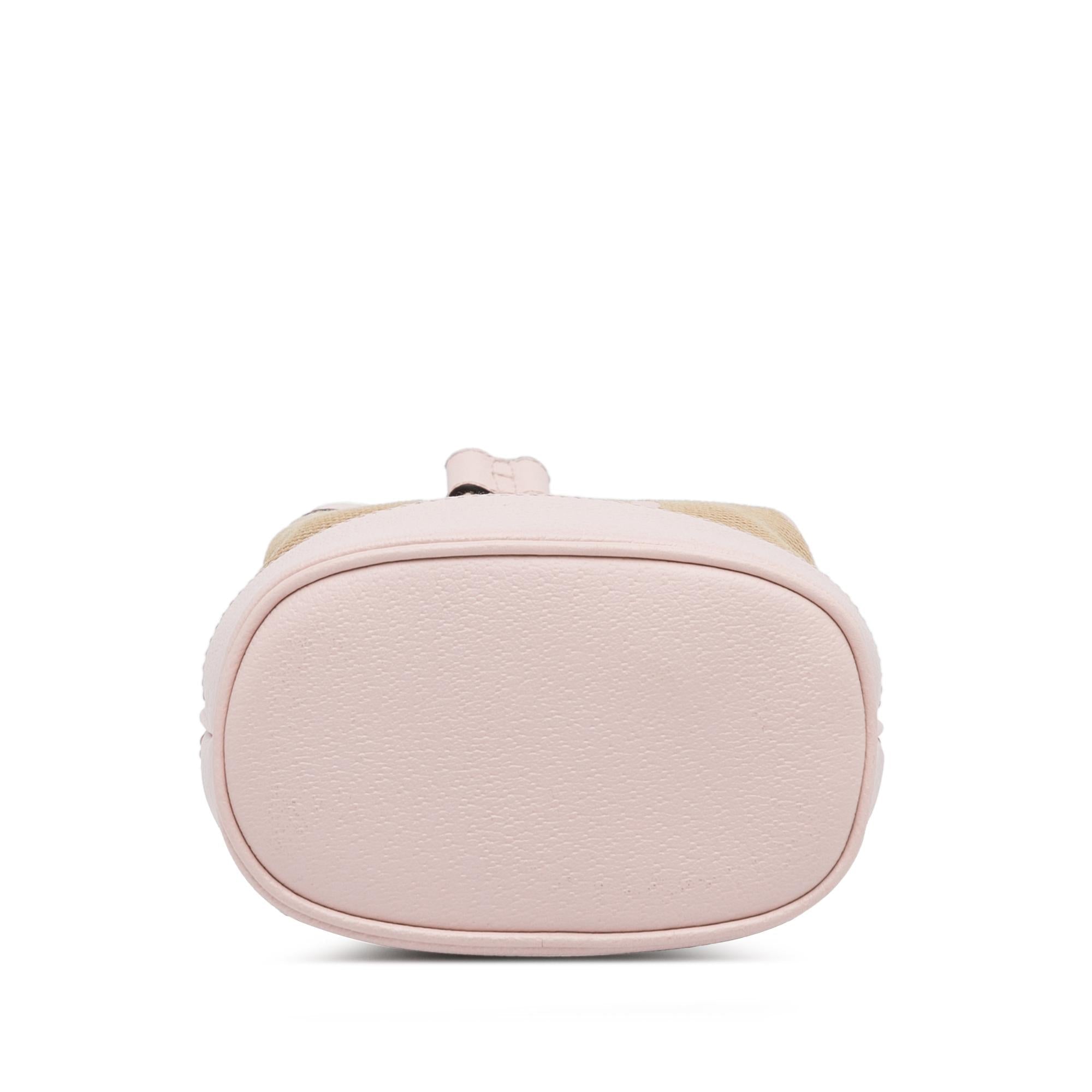 Gucci Mini Jumbo GG Canvas Ophidia Bucket Bag (SHG-7iNxcN)
