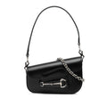 Gucci Mini Leather Asymmetric Horsebit 1955 Satchel