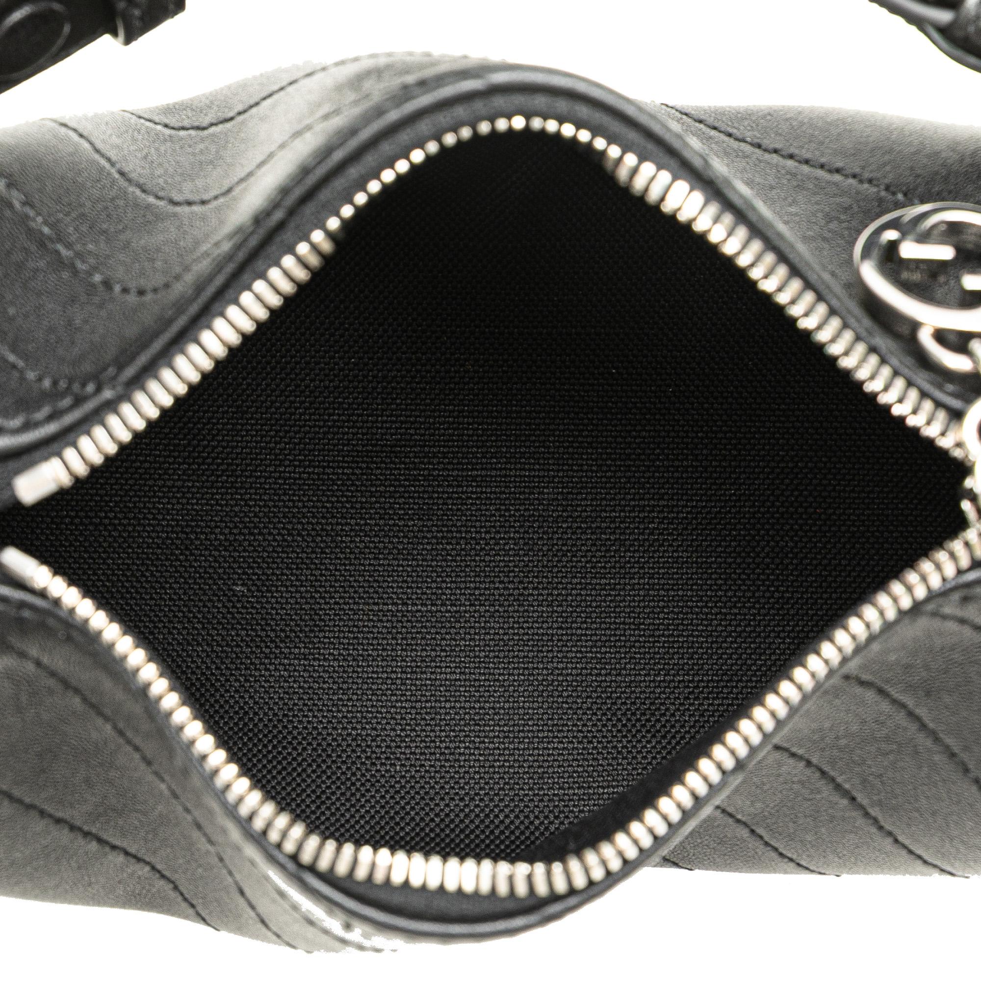 Gucci Mini Leather Blondie Barrel Shoulder Bag