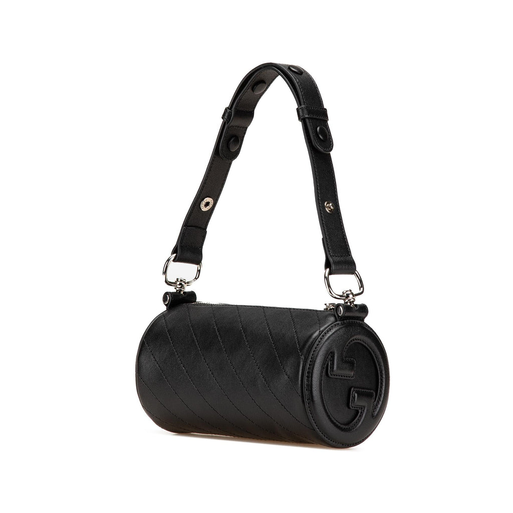 Gucci Mini Leather Blondie Barrel Shoulder Bag