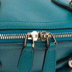 Gucci Mini Leather GG Charm Dome Satchel