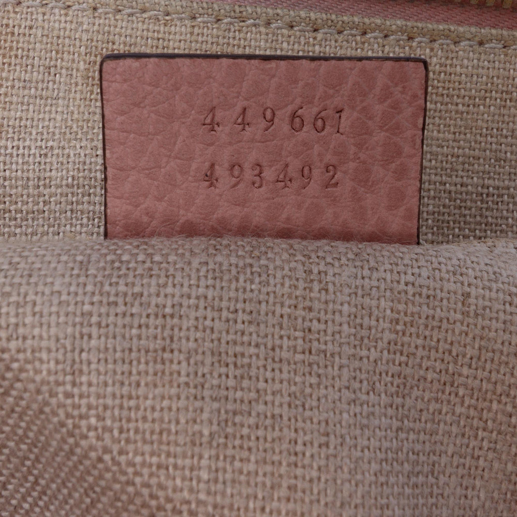 Gucci Mini Leather GG Charm Dome Satchel