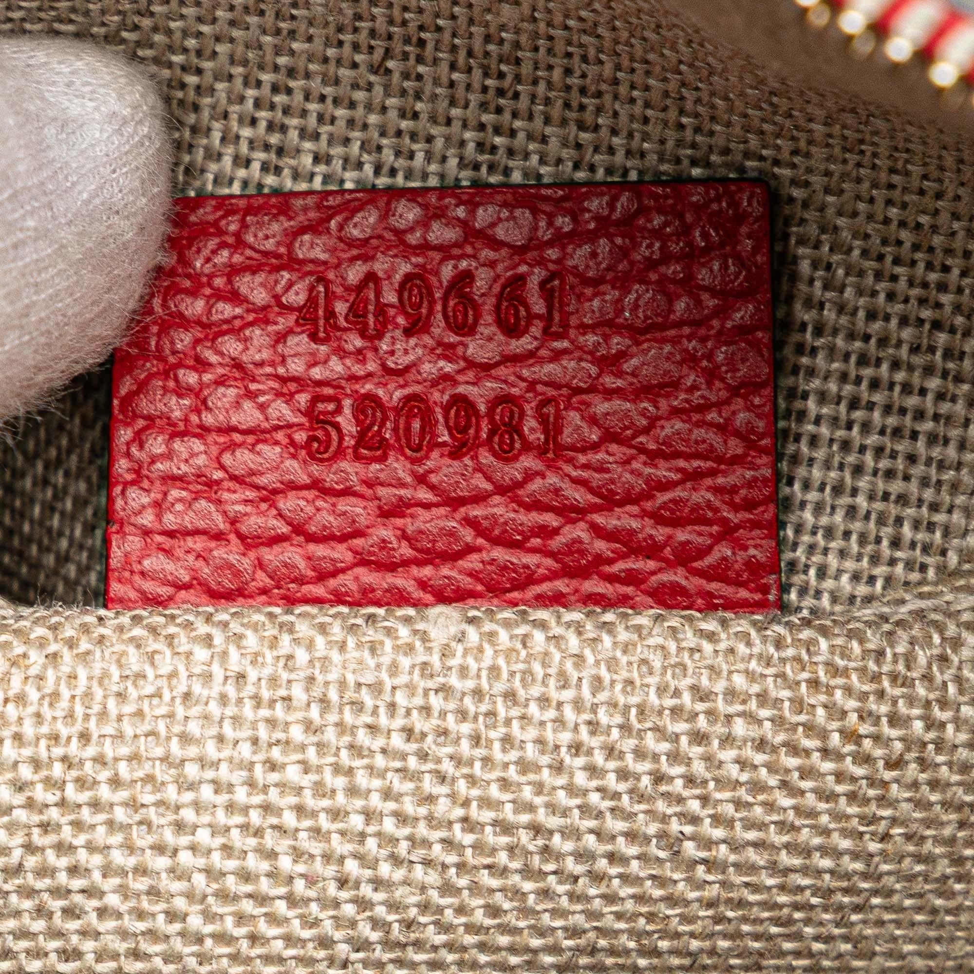 Gucci Mini Leather GG Charm Dome Satchel