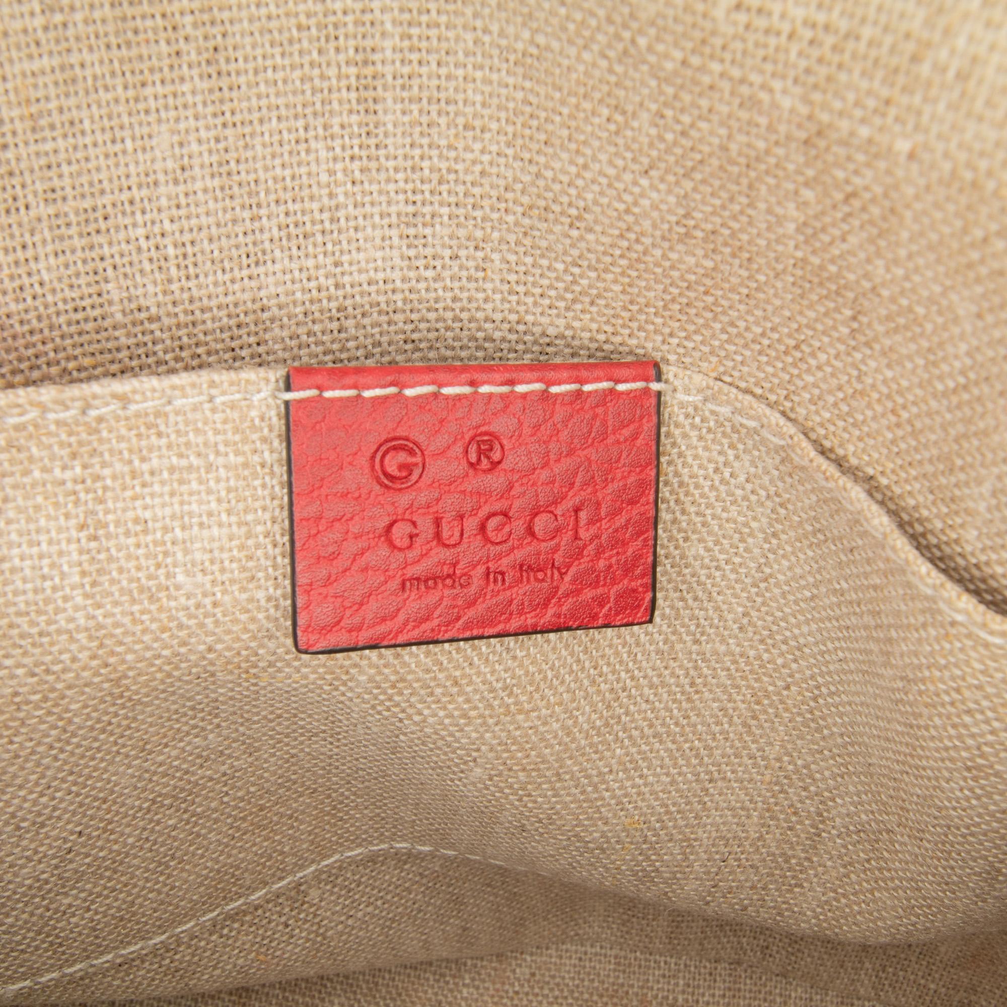 Gucci Mini Leather GG Charm Dome Satchel