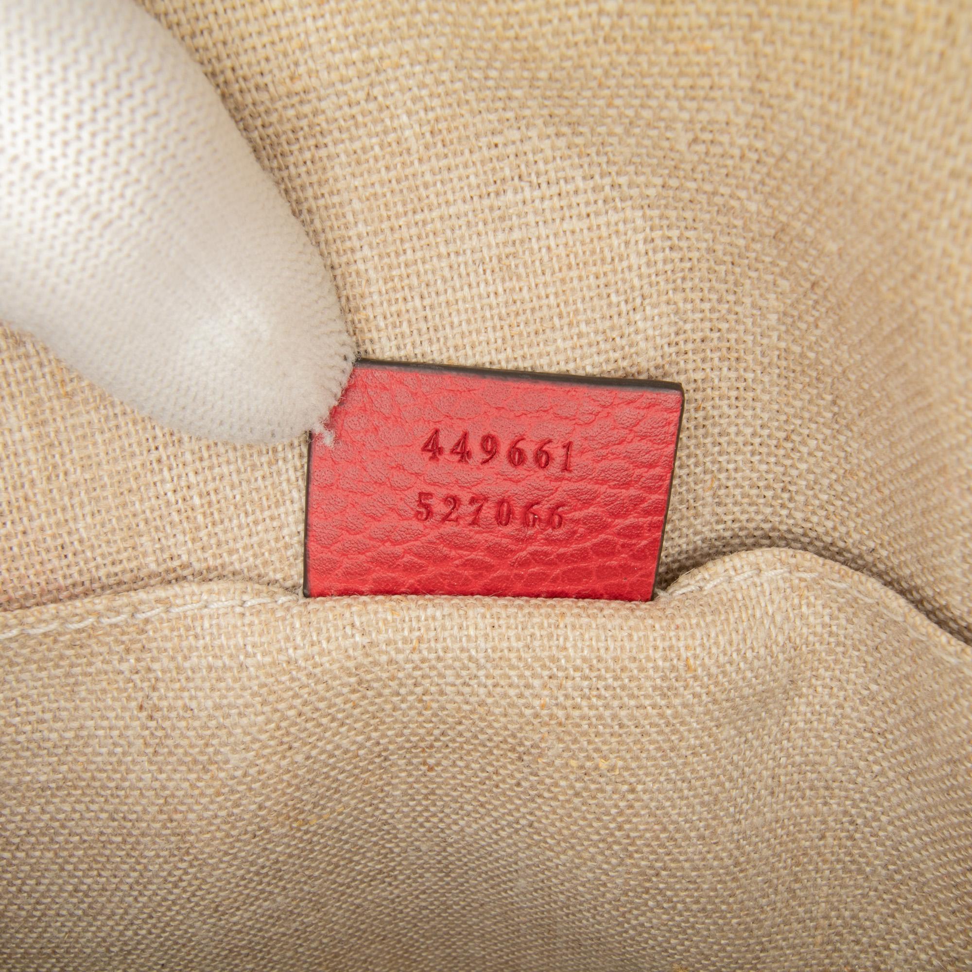 Gucci Mini Leather GG Charm Dome Satchel