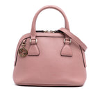 Gucci Mini Leather GG Charm Dome Satchel