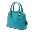 Gucci Mini Leather GG Charm Dome Satchel