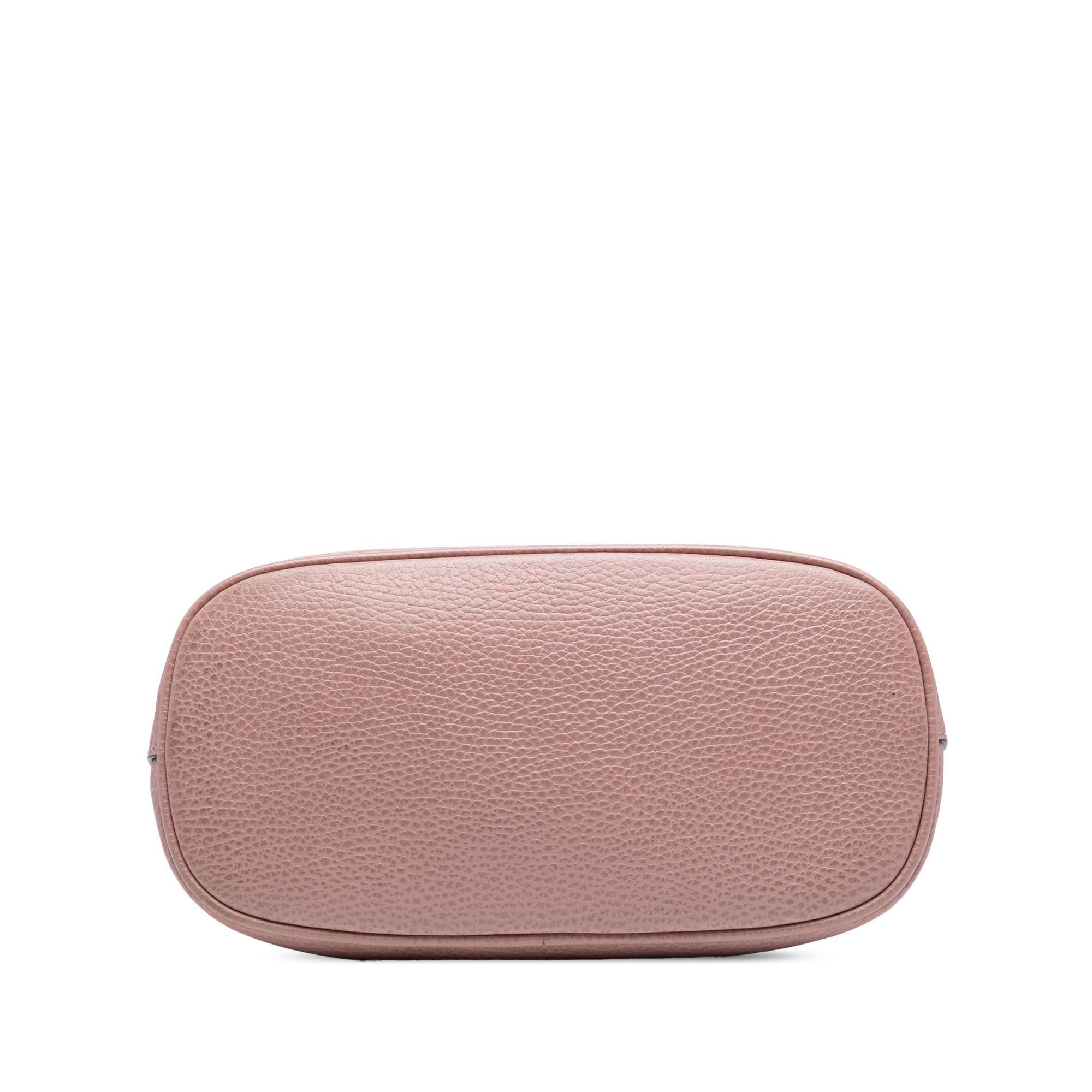 Gucci Mini Leather GG Charm Dome Satchel
