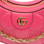 Gucci Mini Leather GG Matelasse Marmont Satchel (SHG-uFu1oN)