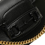 Gucci Mini Leather Horsebit 1955 Web Satchel