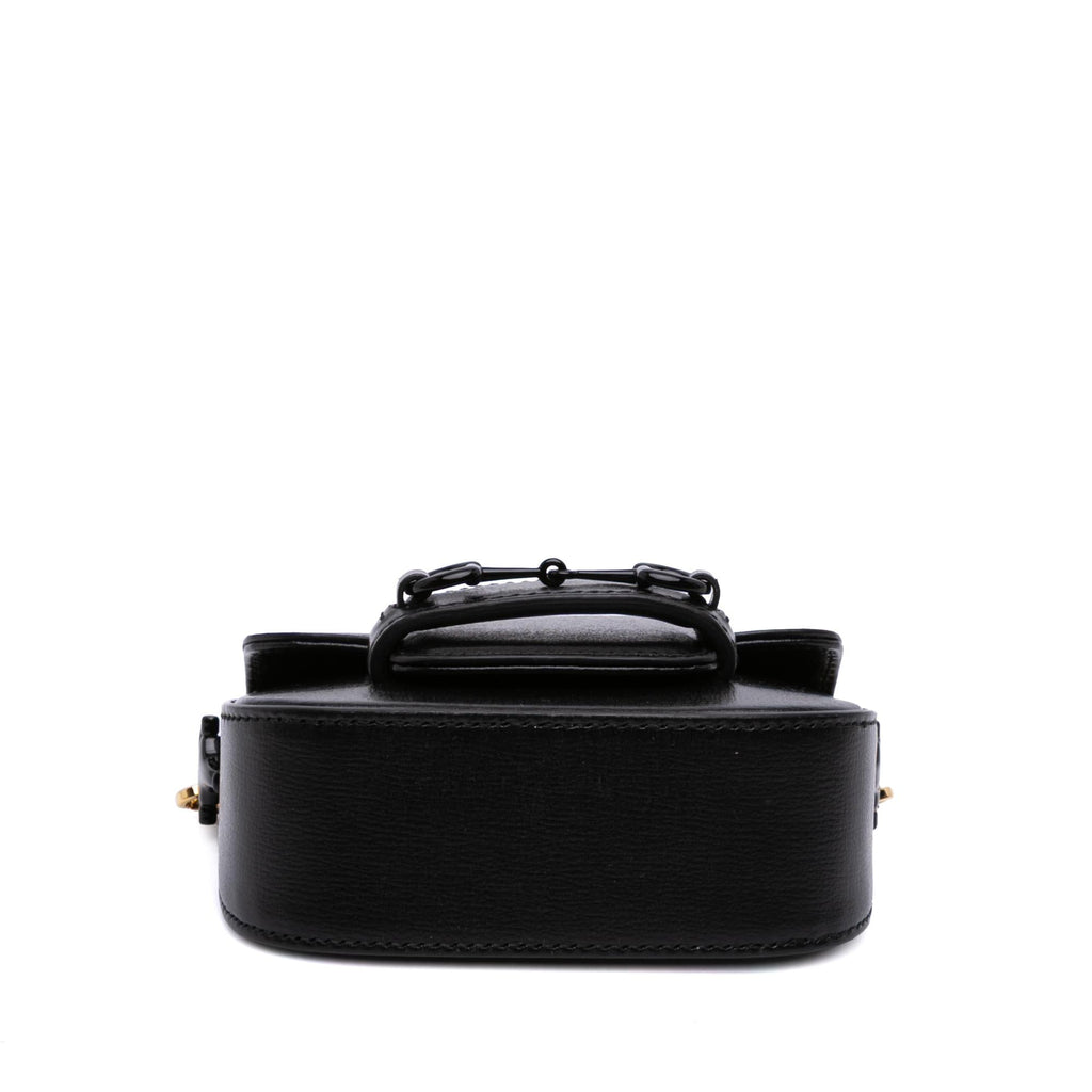 Gucci Mini Leather Horsebit 1955 Web Satchel