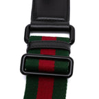Gucci Mini Leather Horsebit 1955 Web Satchel