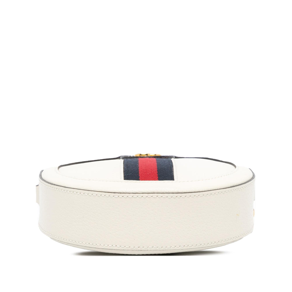 Gucci Mini Leather Ophidia Round Crossbody