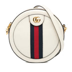 Gucci Mini Leather Ophidia Round Crossbody