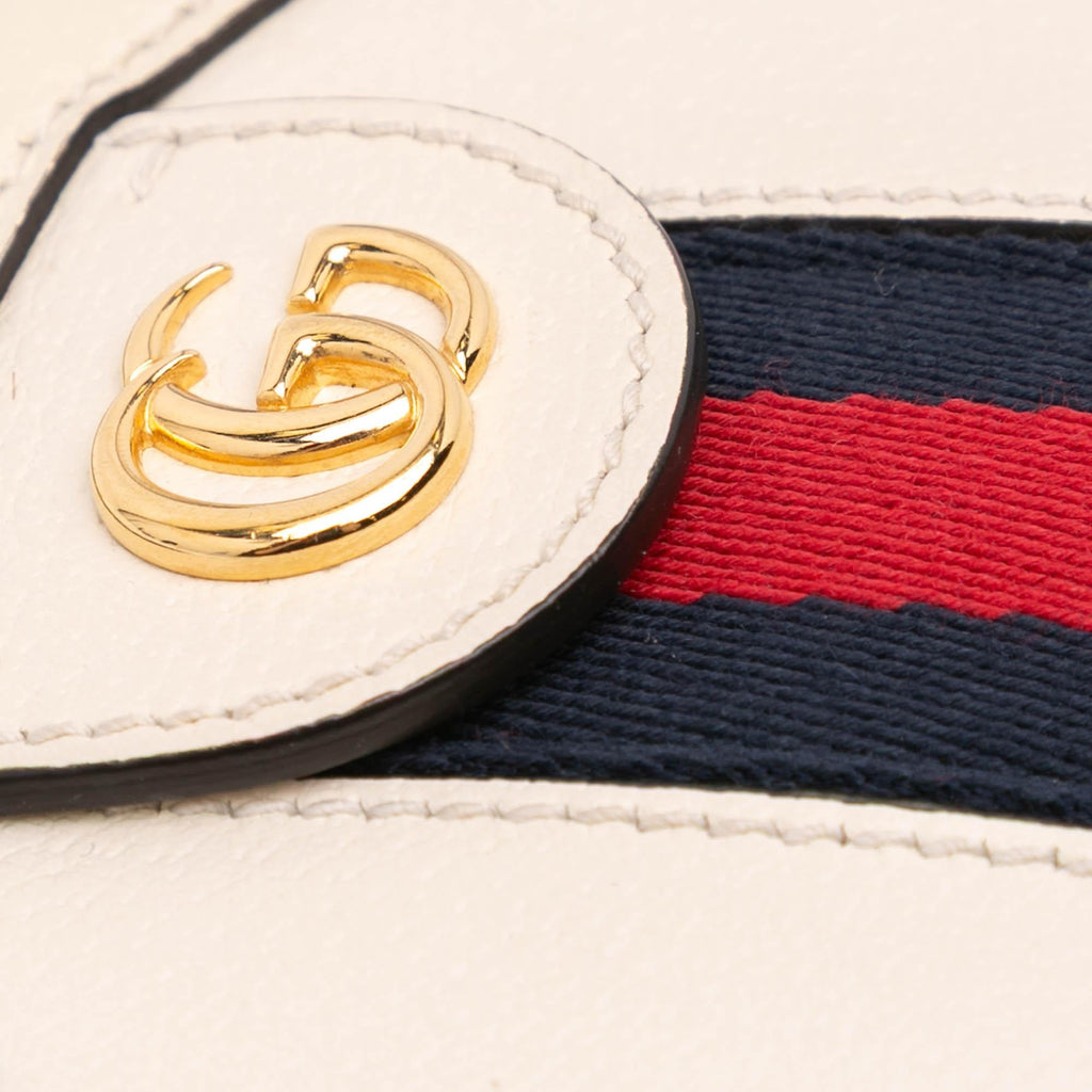Gucci Mini Leather Ophidia Round Crossbody