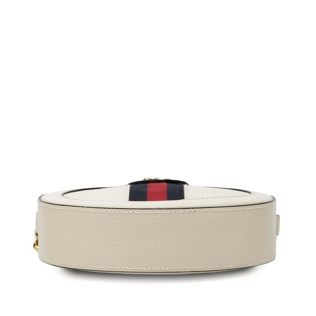 Gucci Mini Leather Ophidia Round Crossbody