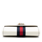 Gucci Mini Leather Rajah Web Chain Crossbody