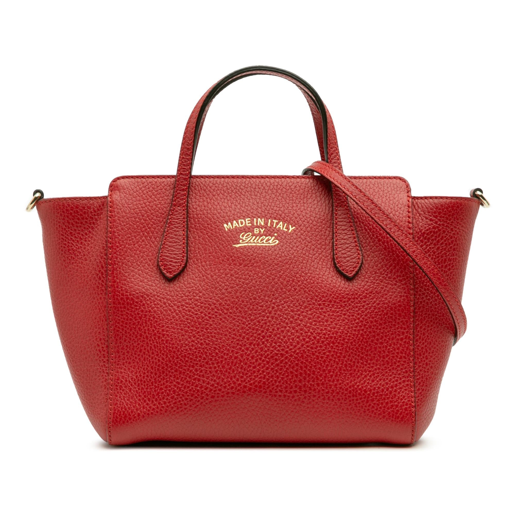 Gucci Mini Leather Swing Satchel