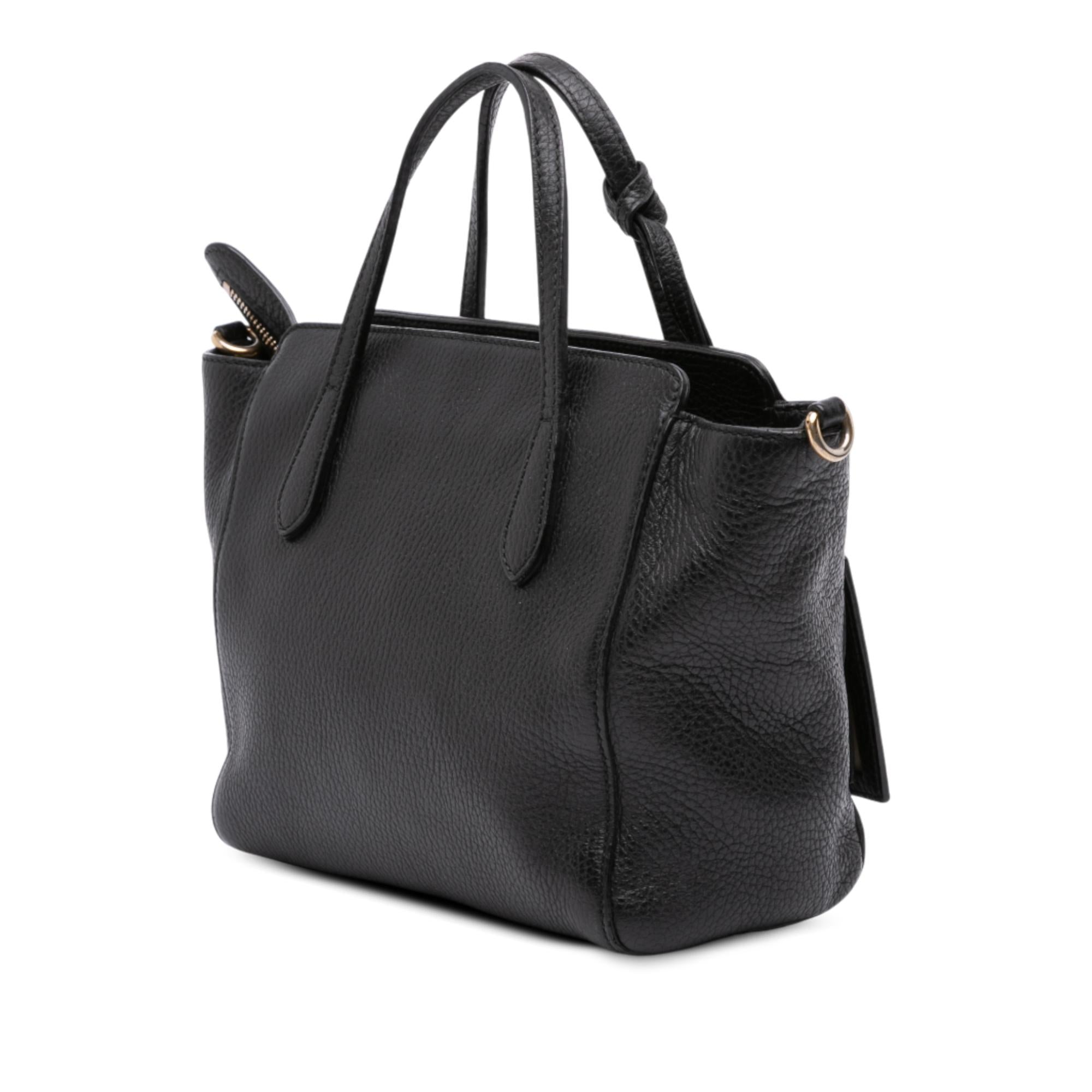 Gucci Mini Leather Swing Satchel