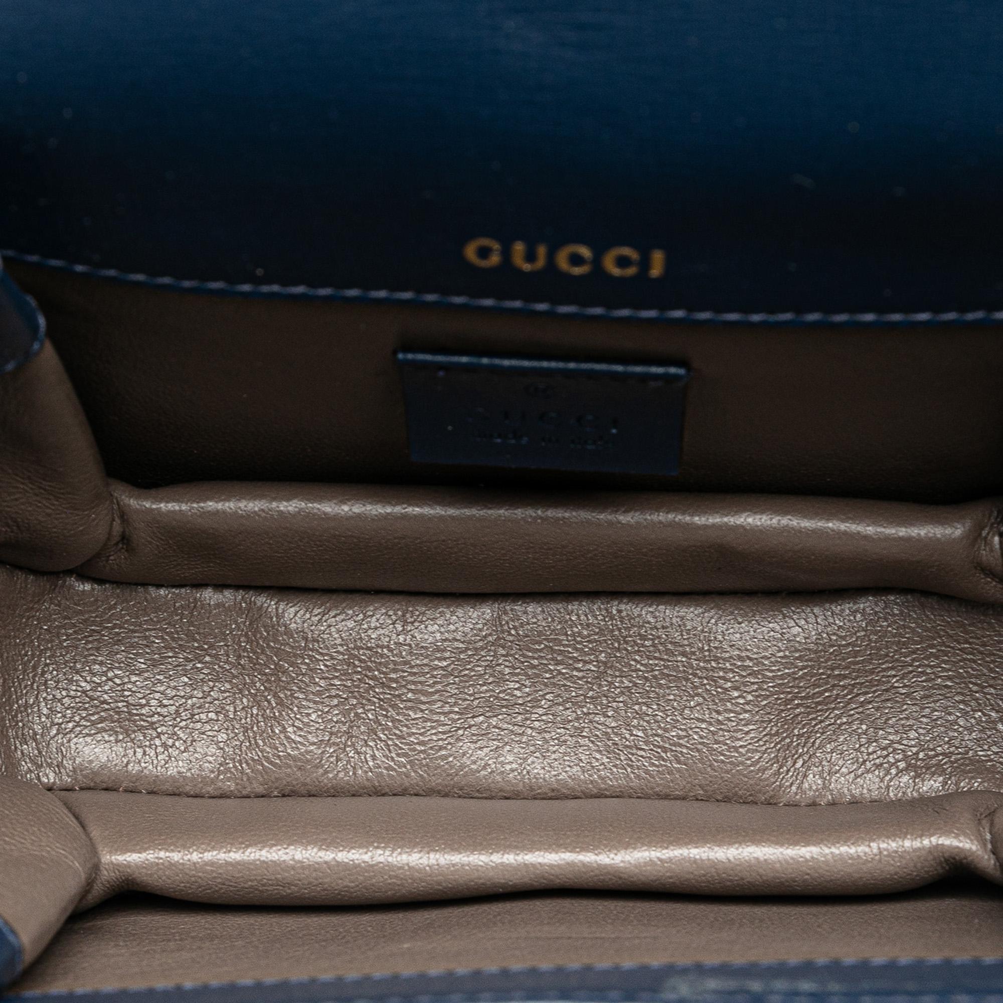 Gucci Mini Leather Sylvie 1969 Crossbody (SHG-eVMi3f)