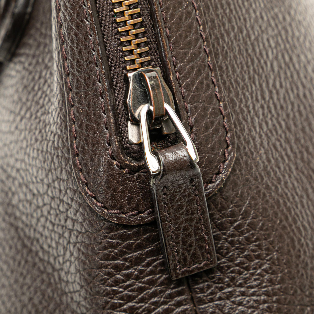 Gucci Mini Leather Web Dome Satchel