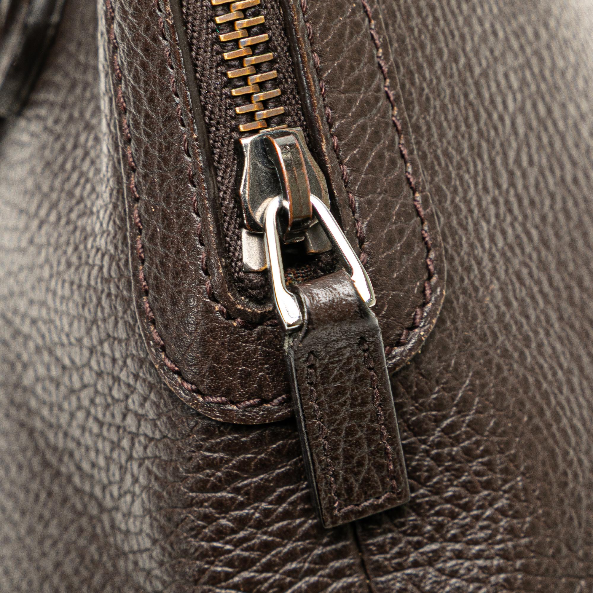 Gucci Mini Leather Web Dome Satchel