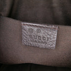 Gucci Mini Leather Web Dome Satchel