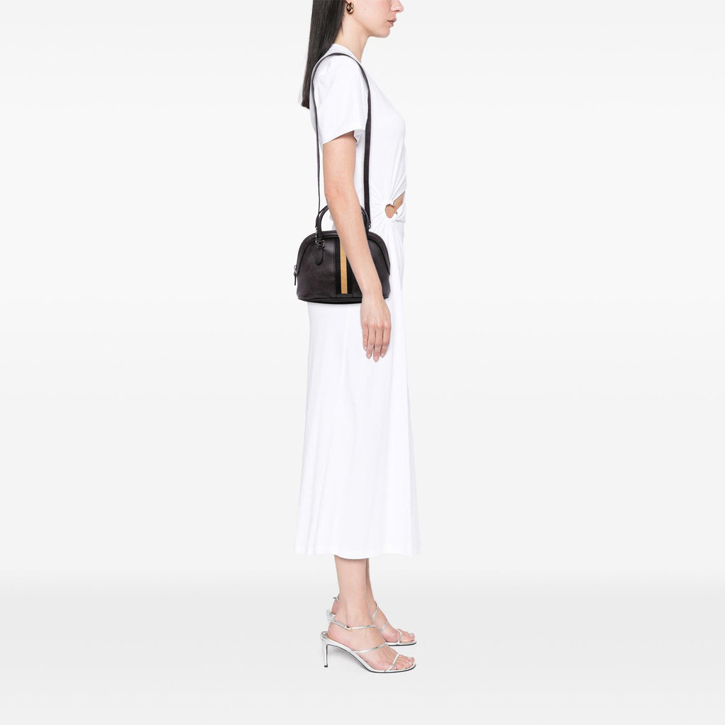Gucci Mini Leather Web Dome Satchel