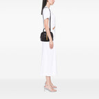 Gucci Mini Leather Web Dome Satchel