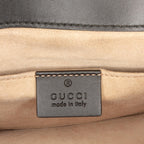 Gucci Mini Leather Web Sylvie Chain Crossbody