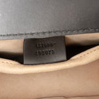 Gucci Mini Leather Web Sylvie Chain Crossbody
