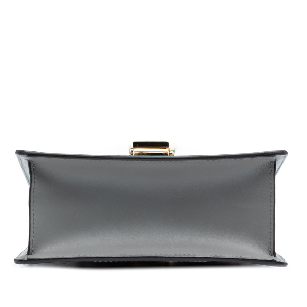 Gucci Mini Leather Web Sylvie Chain Crossbody