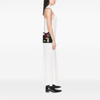 Gucci Mini Leather Web Sylvie Chain Crossbody