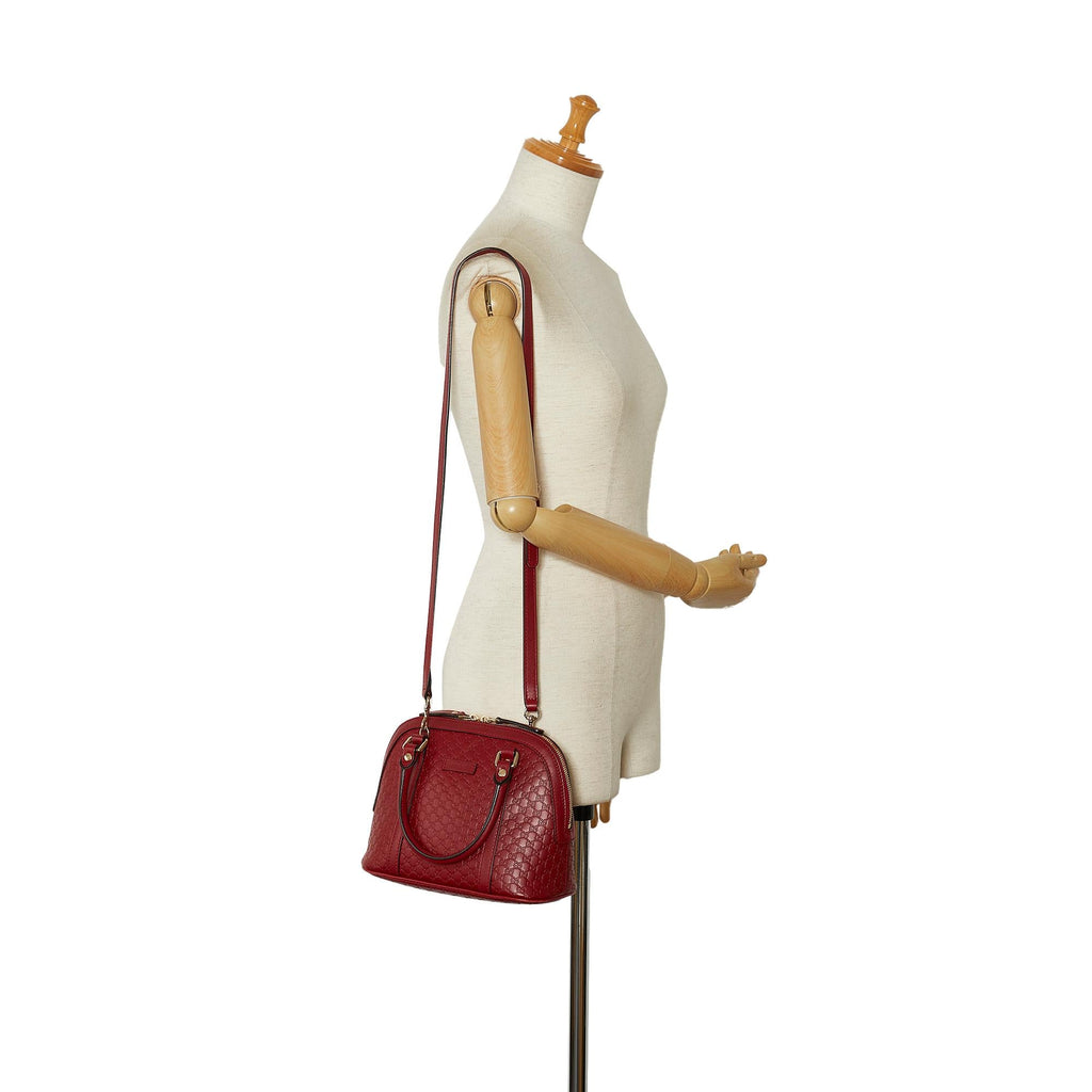 Gucci Mini Microguccissima Dome Satchel (SHG-wWUzJF)