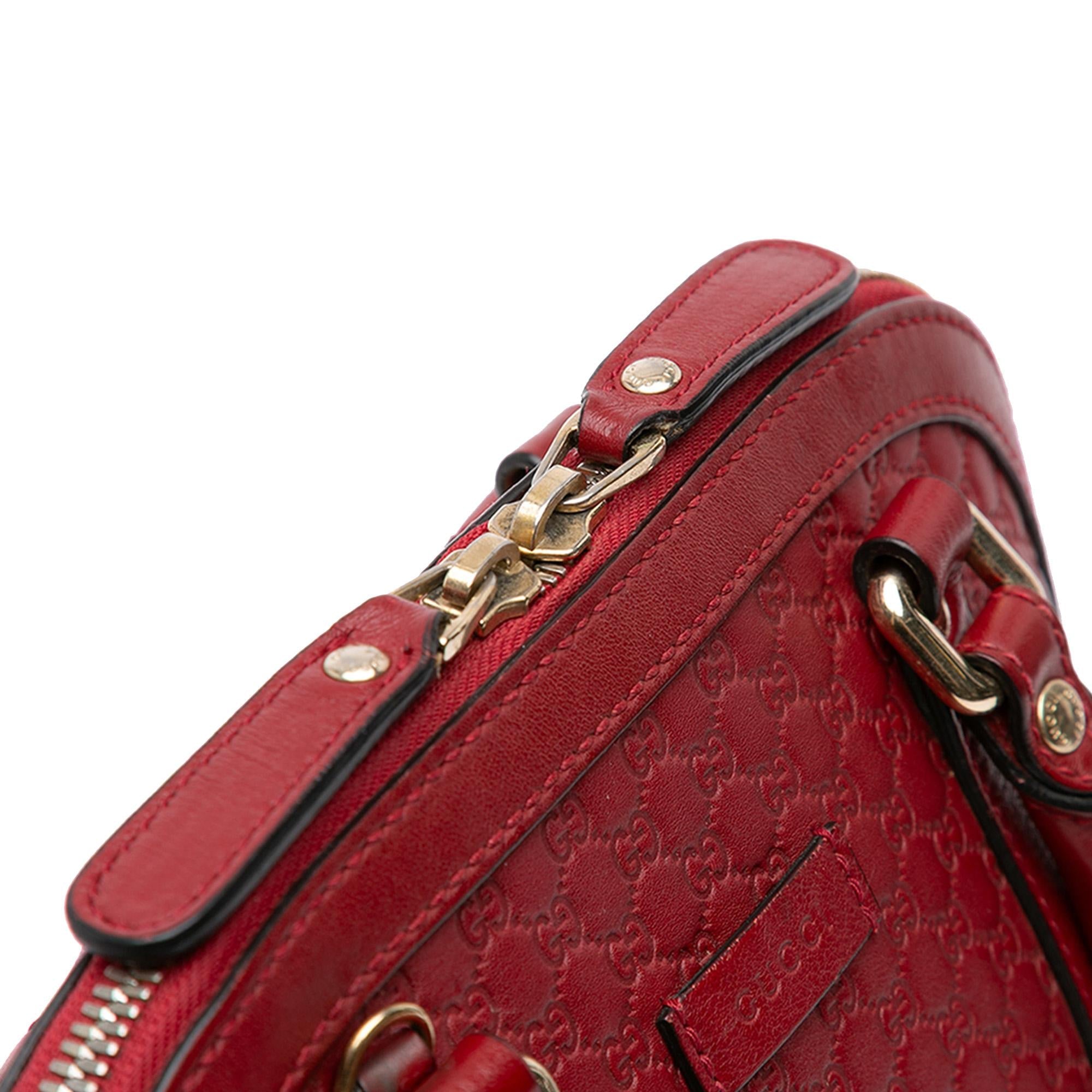 Gucci Mini Microguccissima Dome Satchel