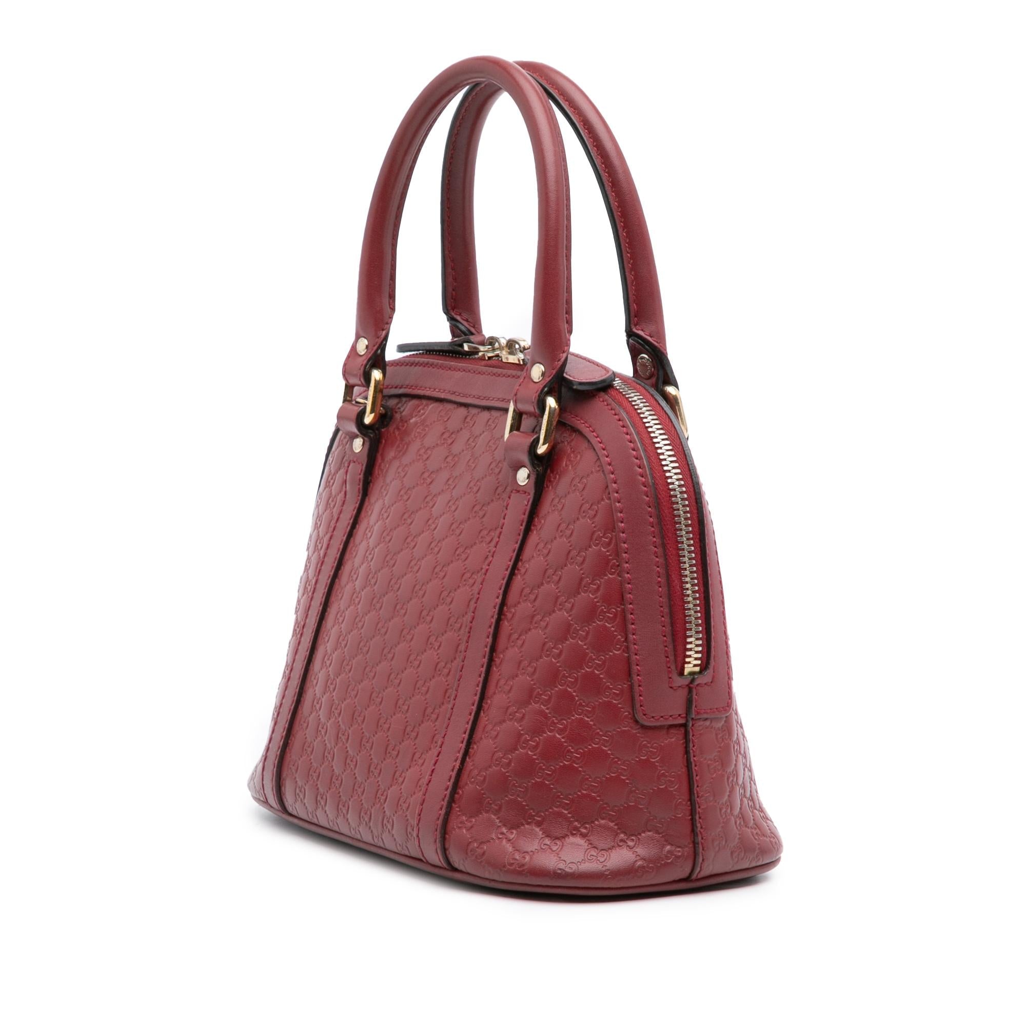 Gucci Mini Microguccissima Dome Satchel