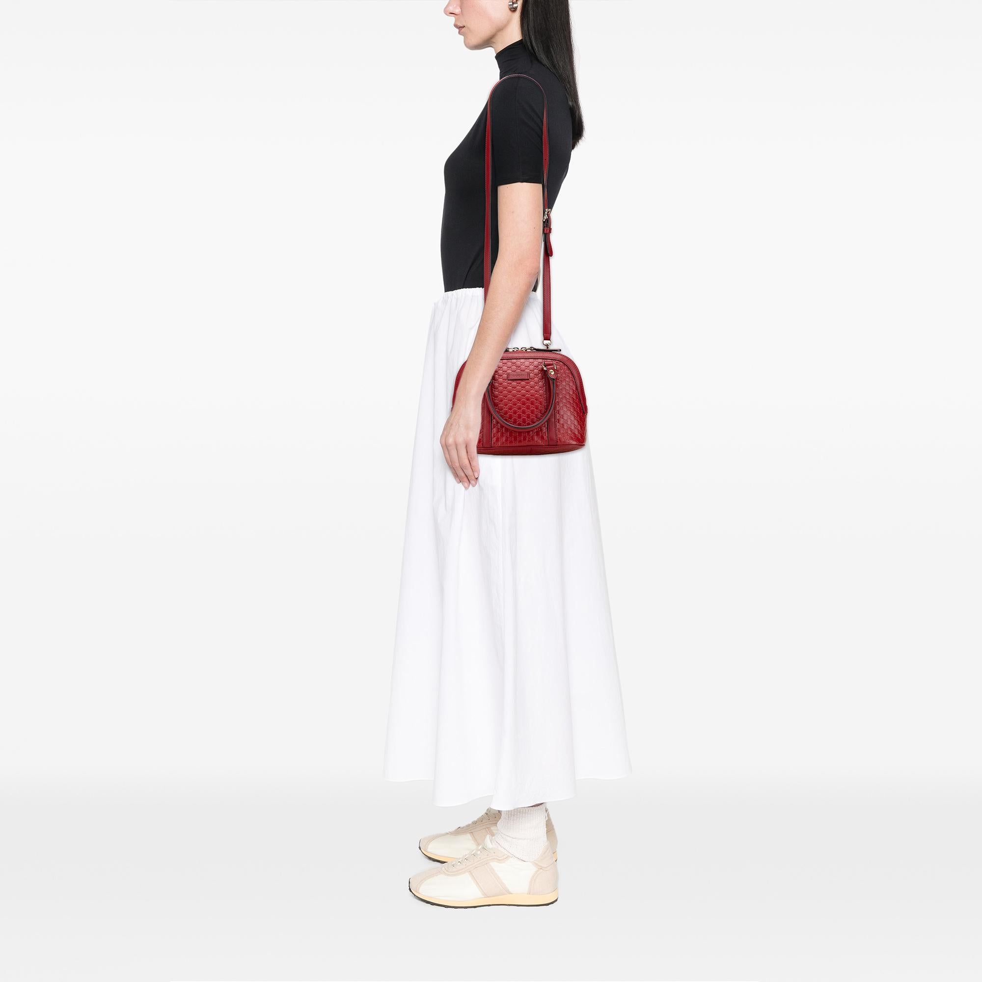 Gucci Mini Microguccissima Dome Satchel