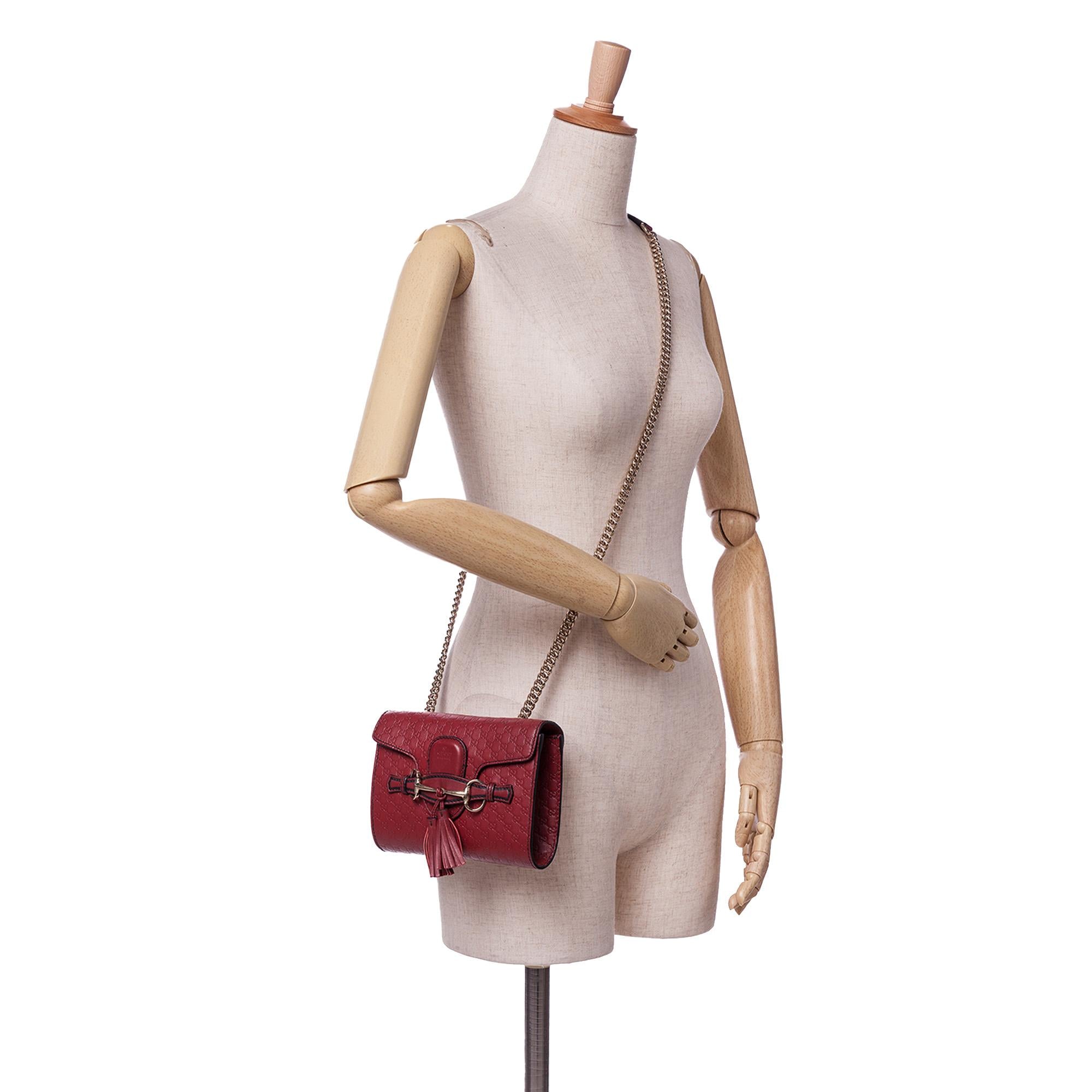 Gucci Mini Microguccissima Emily Crossbody