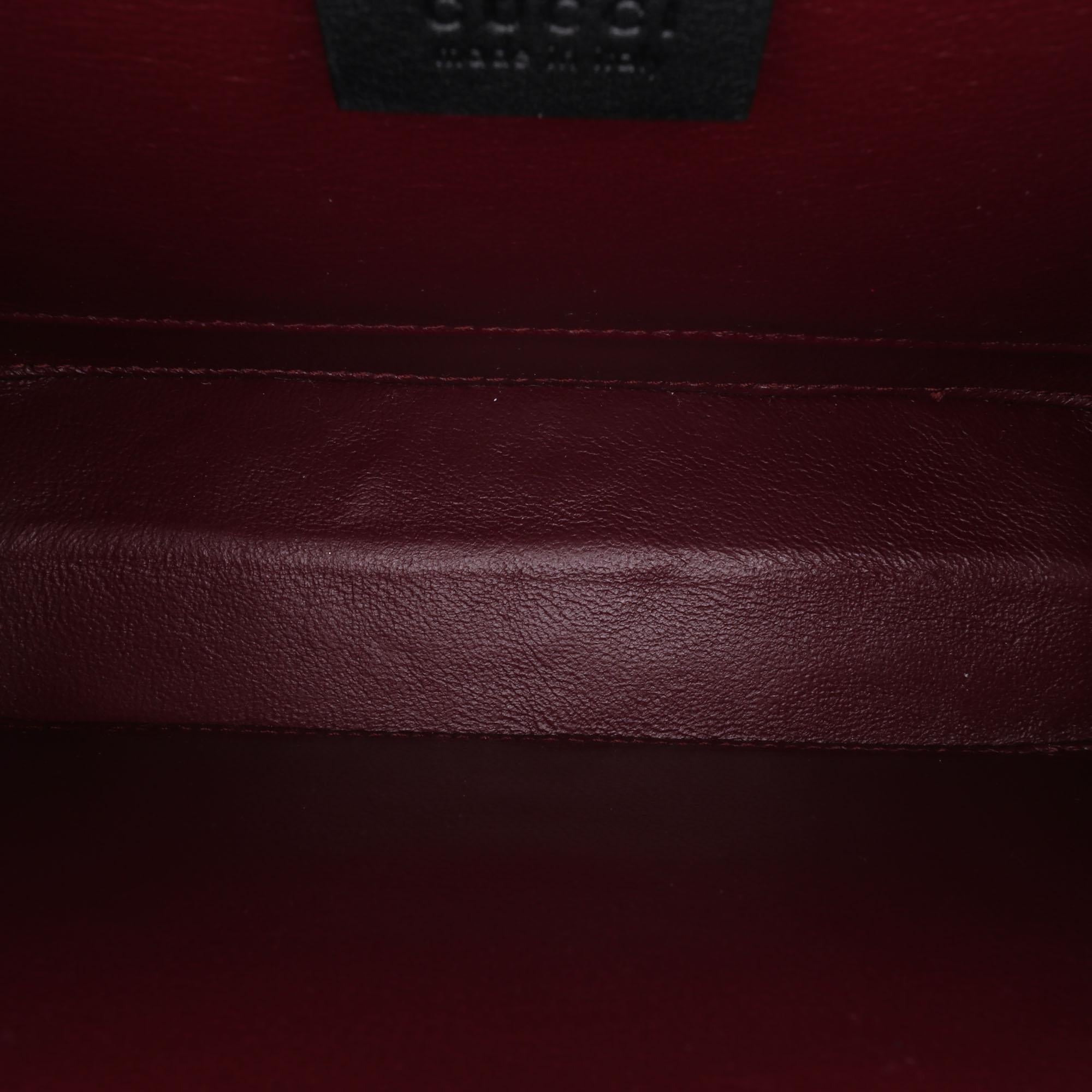 Gucci Mini Patent Sylvie 1969 Top Handle Bag