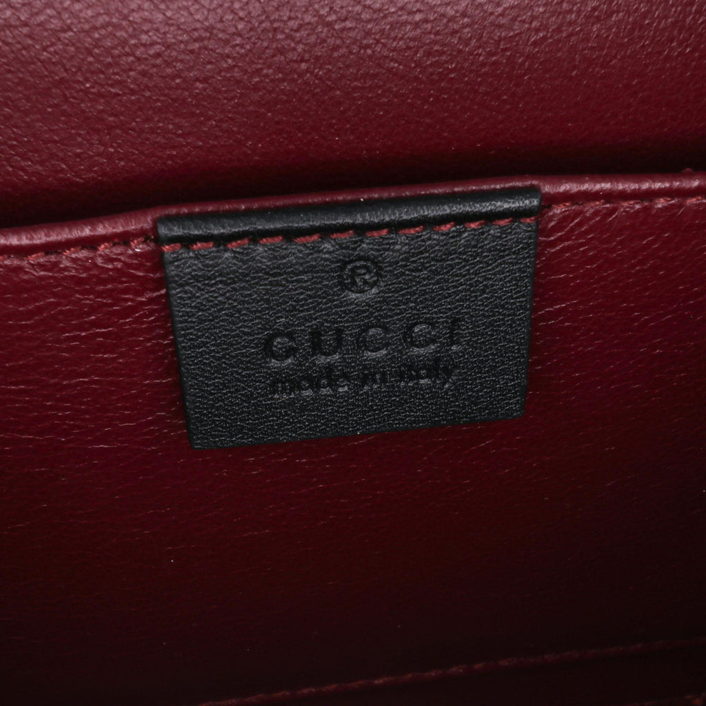 Gucci Mini Patent Sylvie 1969 Top Handle Bag