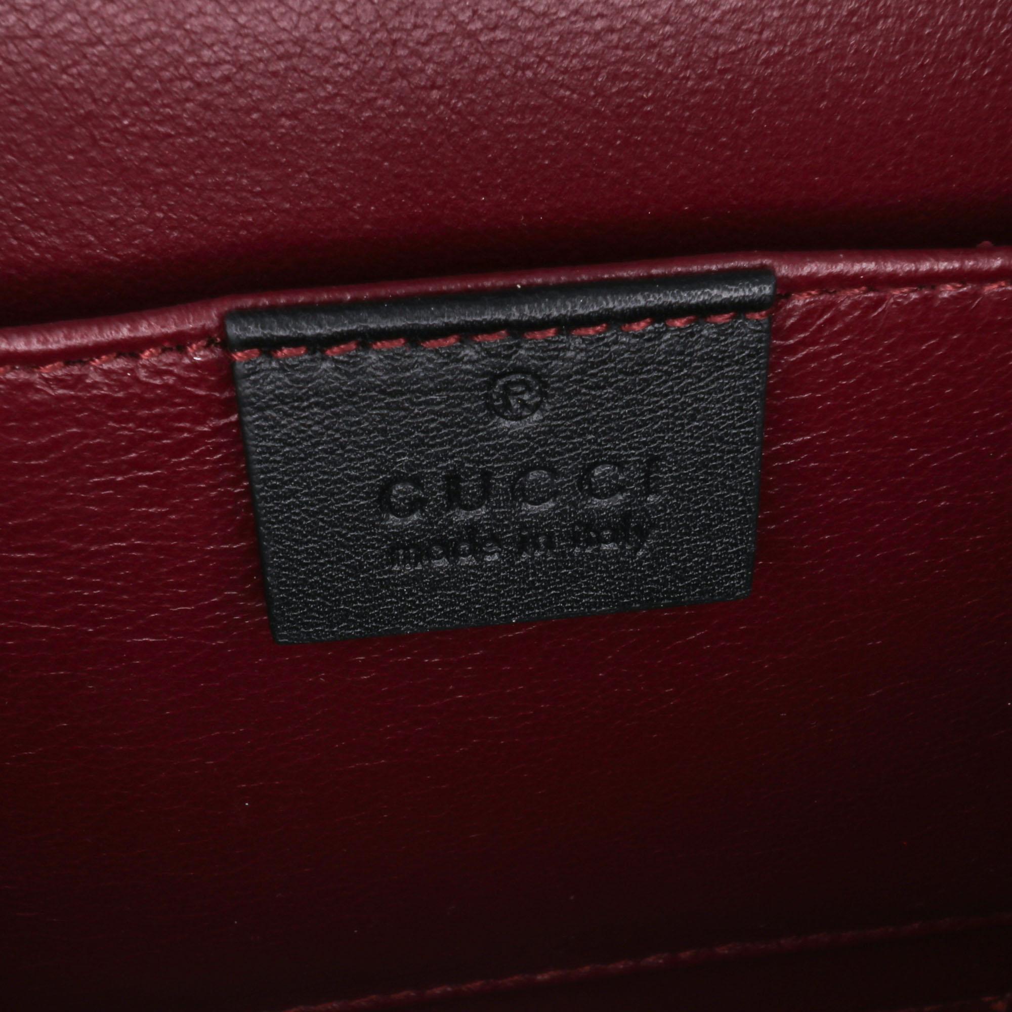 Gucci Mini Patent Sylvie 1969 Top Handle Bag
