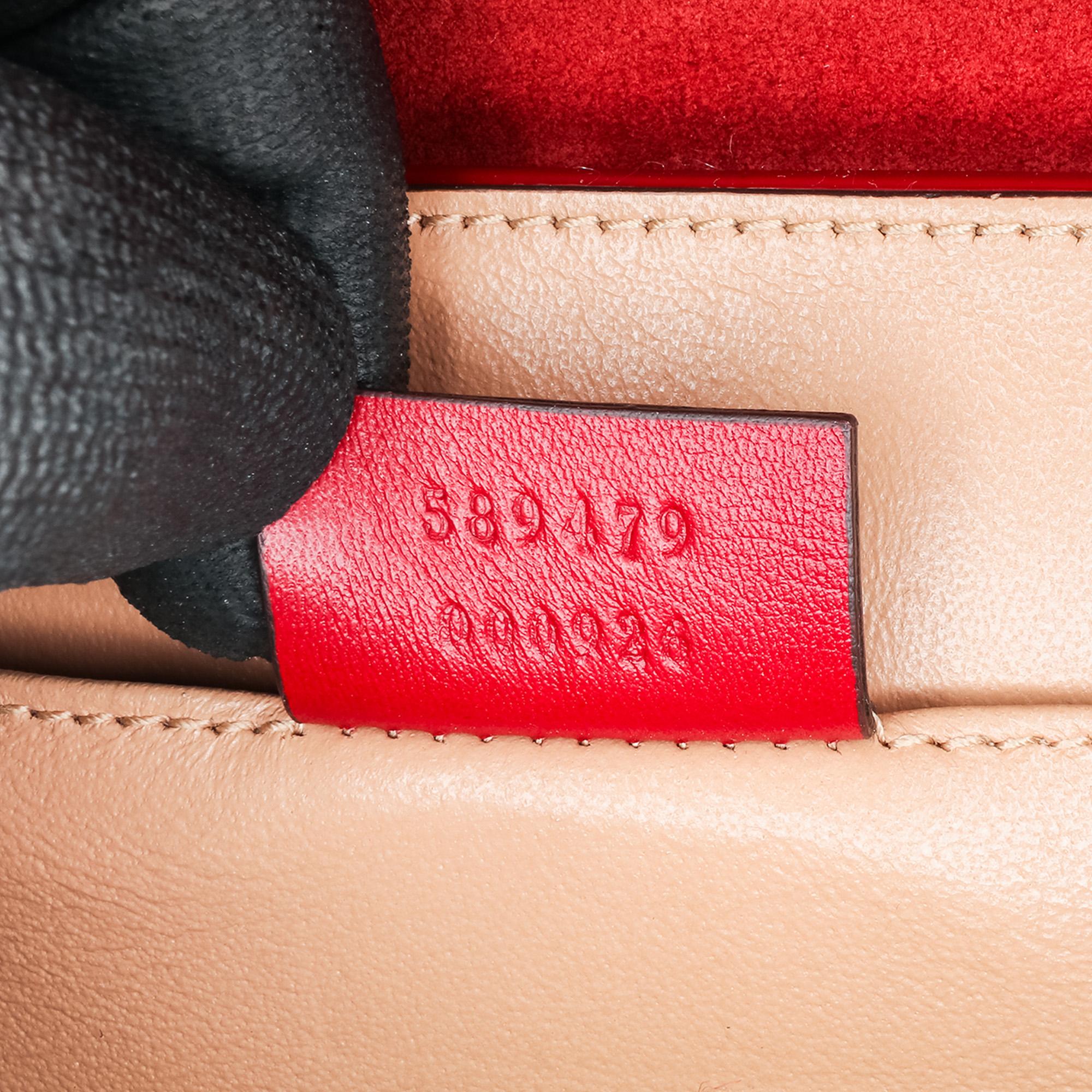 Gucci Mini Patent Sylvie 1969 Top Handle Bag