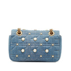 Gucci Mini Pearly GG Marmont Matelasse Shoulder Bag (SHG-MEWHwS)