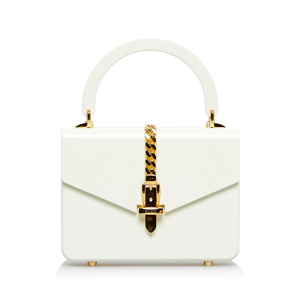 Gucci Mini Plexiglass Sylvie 1969 (SHG-RffcW2)
