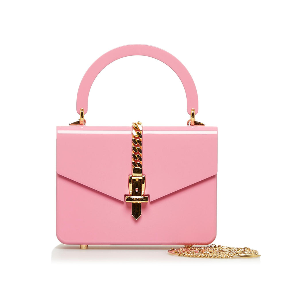 Gucci Mini Plexiglass Sylvie 1969 (SHG-orVI9i)