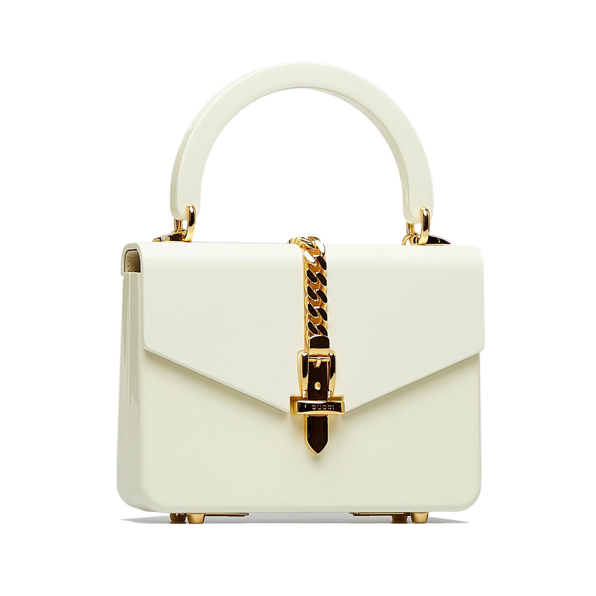 Gucci Mini Plexiglass Sylvie 1969 (SHG-cluuS3)