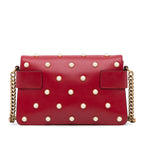 Gucci Mini Queen Margaret Broadway Leather Satchel (SHG-3ul90T)