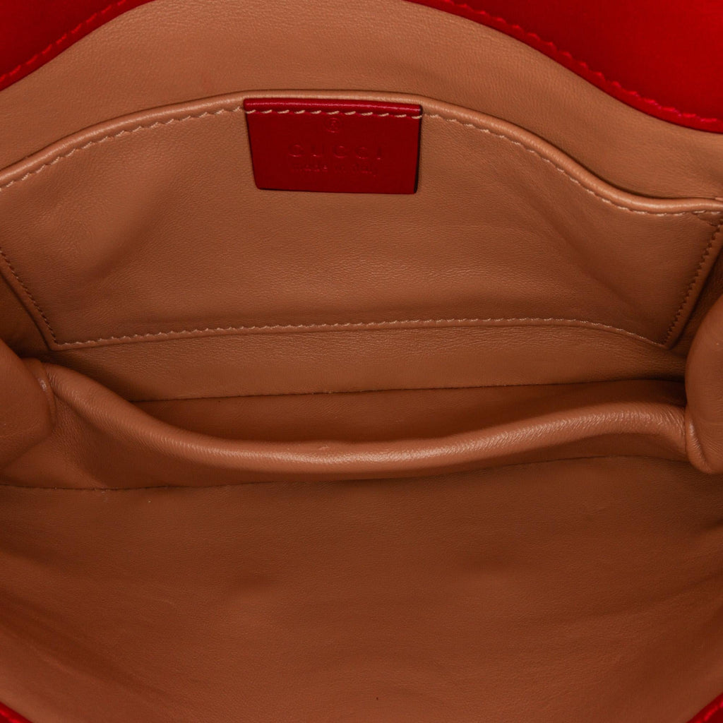 Gucci Mini Queen Margaret Broadway Leather Satchel (SHG-3ul90T)